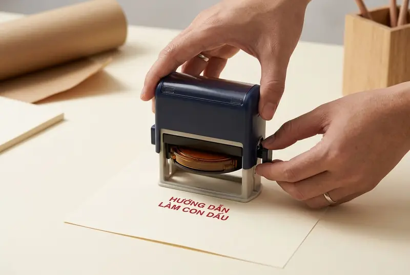 Hướng dẫn làm con dấu: quy trình và các bước thực hiện