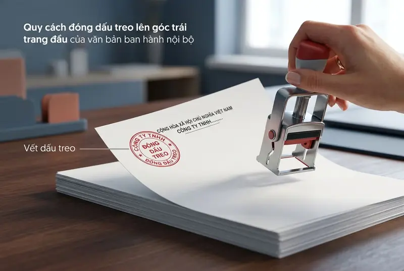 Mẫu đóng dấu công ty: Hướng dẫn quy cách đóng lên chữ ký